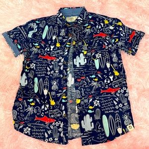 Boys short sleeve button down